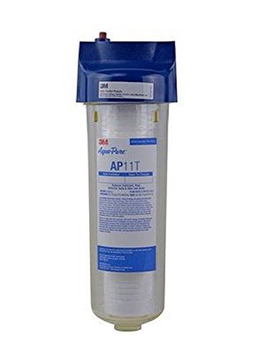 Product Cover 3M Aqua-Pure Whole House Standard Diameter Water Filter Transparent Plastic Housing AP11T, 5529902