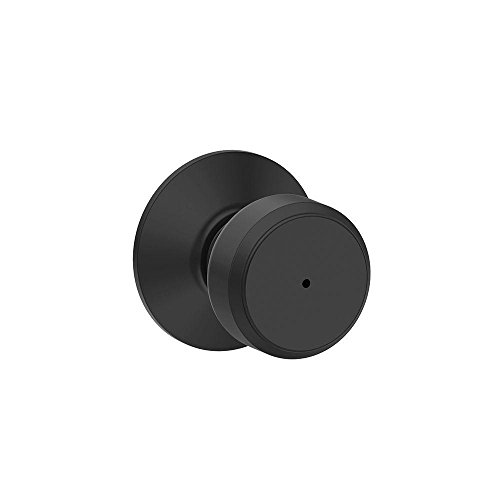 Product Cover Schlage F40 BWE 622 Bowery Privacy Lock Knob, Matte Black