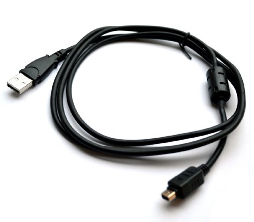 Product Cover ANiceS USB Data + Battery Charging Cable Cord Lead for Olympus Stylus Tough 8010 u 8010