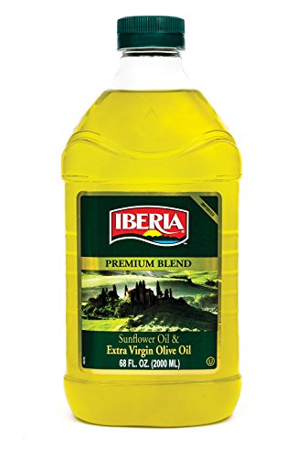 Product Cover Iberia Extra Virgin Olive Oil & Sunflower Oil Blend (2 Liter) High Heat Frying, All Purpose Cooking Oil, Baking & Deep Frying Oil from Spain, Kosher