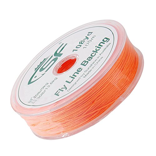 Product Cover SF Braided Fly Fishing Trout Line Backing Line 20LB 100m/108yds Orange