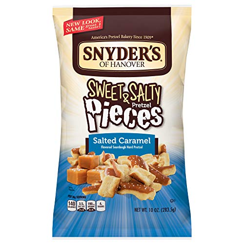 Product Cover Snyder's Sweet and Salty Salted Caramel Pretzel Pieces, 10 Ounce (2 Bags)
