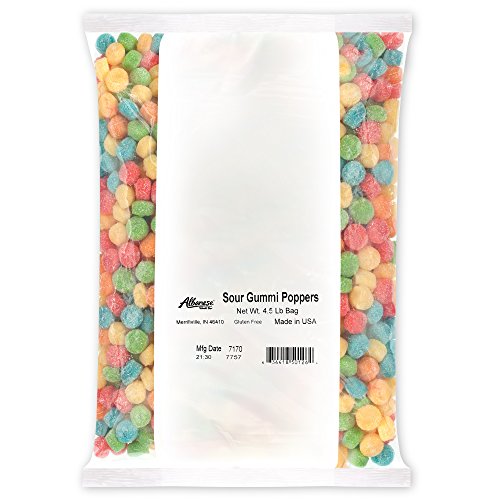 Product Cover Albanese Confetionery Sour Gummi Poppers, 4.5 Pound Bag