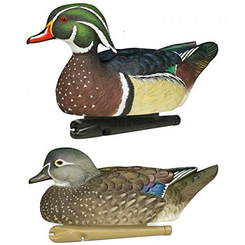 Product Cover Avianx Top Flight Wood Duck Floater Decoy (6 Pack), Brown