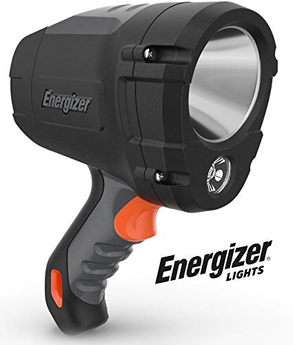 Product Cover ENERGIZER HC-600 LED Spot light, IPX4 Water Resistant, Super Bright LED Spotlight Flashlight, Impact-Resistant, Heavy Duty Durability, Batteries Included