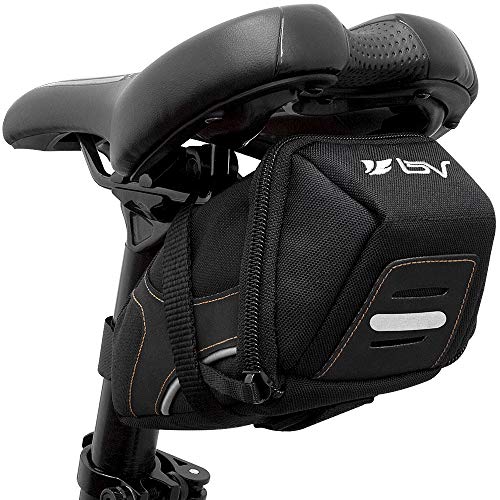 Product Cover BV Bicycle Y-Series Strap-On Bike Saddle Bag/Bicycle Seat Pack Bag, Cycling Wedge with Multi-Size Options