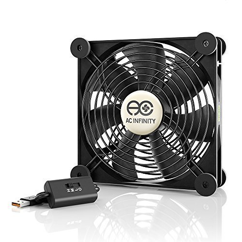 Product Cover AC Infinity MULTIFAN S4, Quiet 140mm USB Fan for Receiver DVR Playstation Xbox Computer Cabinet Cooling