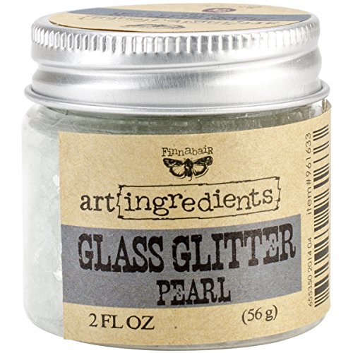 Product Cover Prima Marketing Art Ingredients Glass Glitter, 2-Ounce, Pearl
