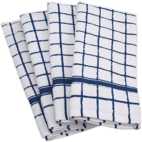 Product Cover DII Cotton Terry Windowpane Dish Towels, 16 x 26