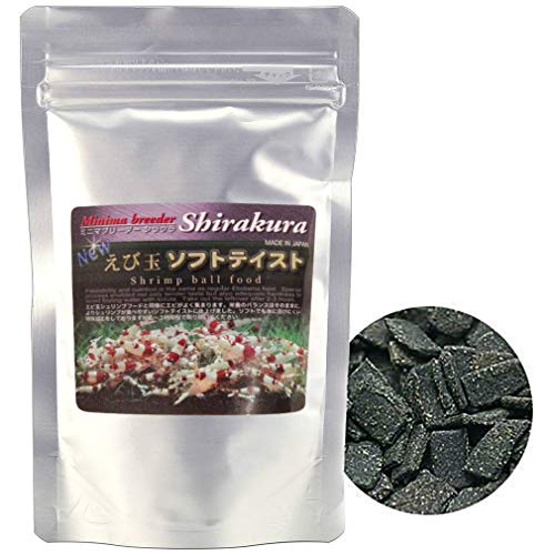 Product Cover Shirakura Shrimp Food, Rich in Amino Acids, Minerals, Vitamins, Boosts Immunity, EBI DAMA Flakes Promote Breeding, and Growth, Loved by Shrimp, 1 oz (30 Gram)
