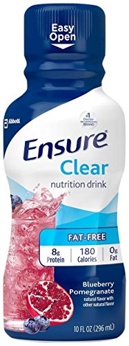 Product Cover Ensure Clear Nutrition Drink Bottles - Blueberry Pomegranate - 10 oz - 4 pk