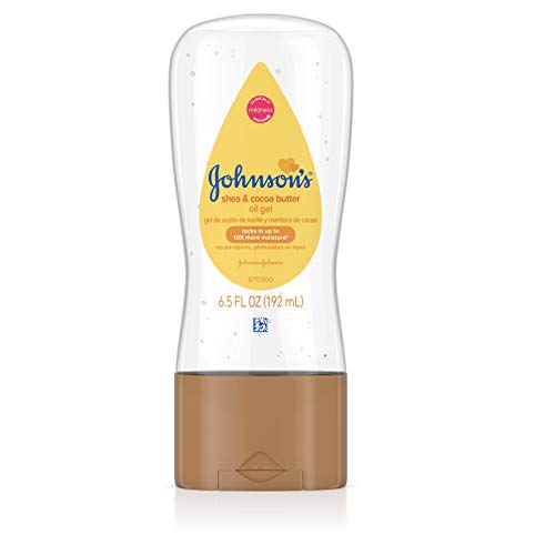 Product Cover Johnson's Baby Oil Gel Enriched With Shea and Cocoa Butter, Great for Baby Massage, 6.5 fl. oz, Pack of 6 (Packaging May Vary)
