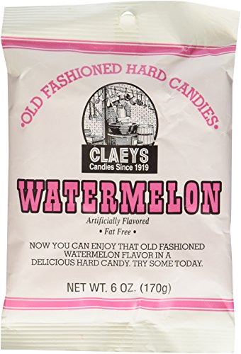 Product Cover Claeys Old Fashioned Hard Candies Watermelon 6 Ounces (Pack of 6)