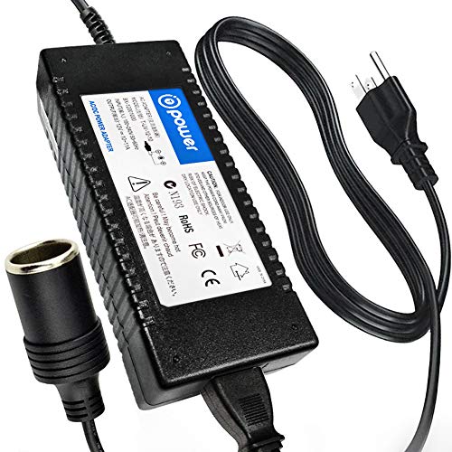 Product Cover T POWER 10 Amp AC to 12V DC Power Adapter Compatible with Koolatron,Wagan, Black & Decker, PowerChill Converter Model: EL9903, 226 2577 EL2296 Personal Fridge 6L, 7L, 10.5 Liter Power Supply Charger