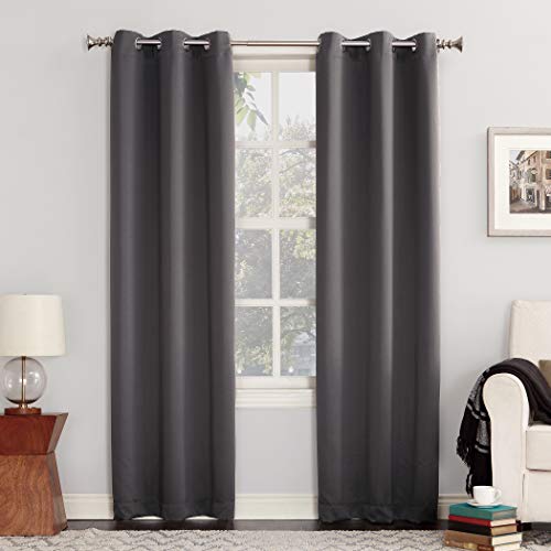 Product Cover Sun Zero Easton Blackout Energy Efficient Grommet Curtain Panel, 40