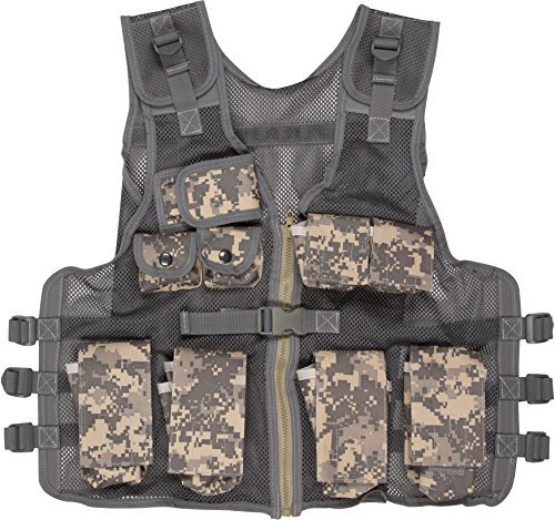 Product Cover Modern Warrior Junior Digital Camo Tactical Vest Fits 50-125-Pounds
