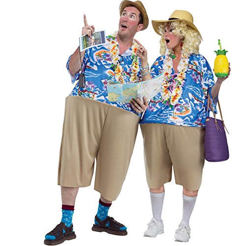 Product Cover Fun World Unisex-Adult's Tacky Tourist, Multi, Standard