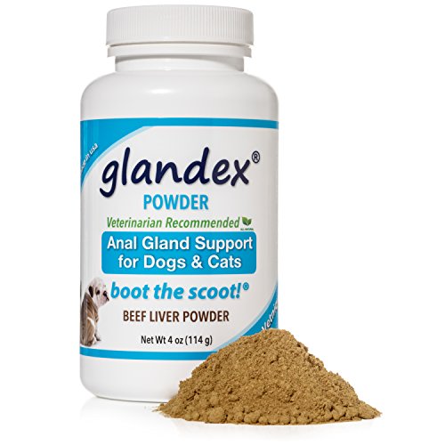 Product Cover Glandex Dog & Cat Anal Gland Sac Fiber Supplement with Pumpkin, Digestive Enzymes & Probiotics - Vet Recommended Healthy Bowels and Digestion - Boot The Scoot 4.0 oz (Beef)
