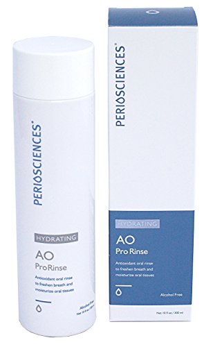 Product Cover Alcohol Free AO ProRinse Hydrating Mouthwash with Antioxidants By Periosciences (10 Fl Oz Bottle) - Premium Mouthrinse