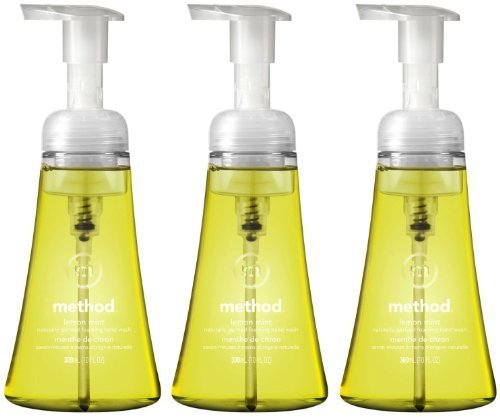 Product Cover Method Limited Edition Foaming Hand Wash, Lemon Mint, 10oz (Pack of 3)