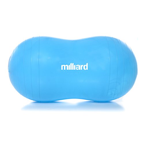 Product Cover Milliard Anti-Burst Peanut Ball Approximately 31x15 in. (80x40cm) Physio Roll for Exercise, Therapy, Labor Birthing and Dog Training