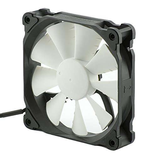 Product Cover Phanteks 500-1500RPM, PWM Frame/Blades, 12025, 120mm Case Fan Retail Cooling PH-F120XP_BK Black/White