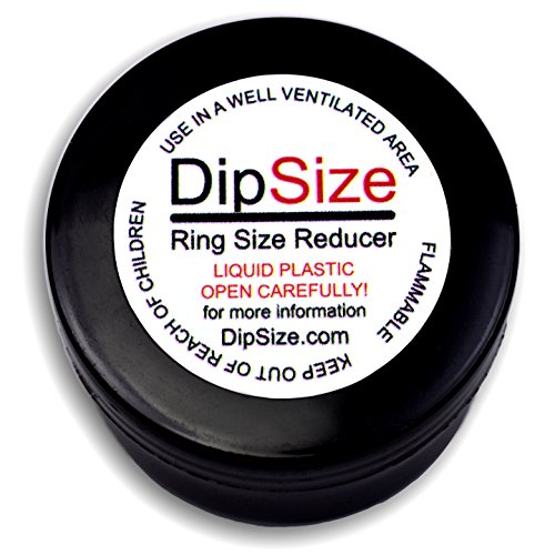 Product Cover DipSize - Ring Size Adjuster | Ring Size Reducer | Ring Guard - Fast Drying Clear Rubber