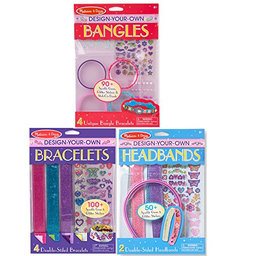 Product Cover Melissa & Doug Design-Your-Own Jewelry-Making Kits - Bangles, Headbands, and Bracelets