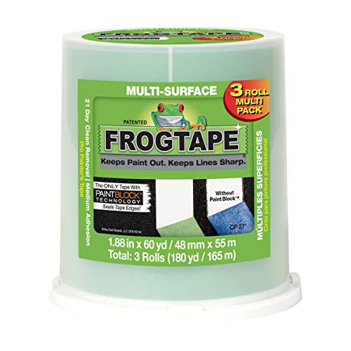 Medium Adhesion... FROGTAPE 240661 Multi-Surface Painter's Tape with PAINTBLOCK 