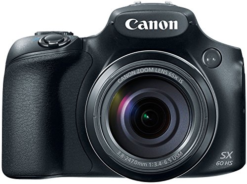 Product Cover Canon Powershot SX60 16.1MP Digital Camera 65x Optical Zoom Lens 3-inch LCD Tilt Screen (Black)