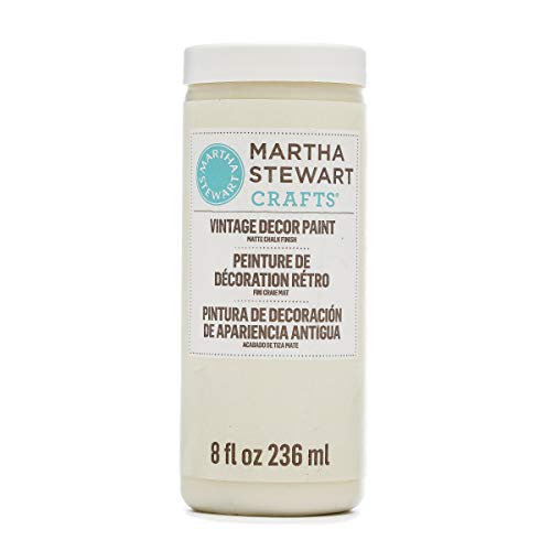 Product Cover Martha Stewart 33532 Vintage Decor Matte Chalk Linen, 8 oz Paint