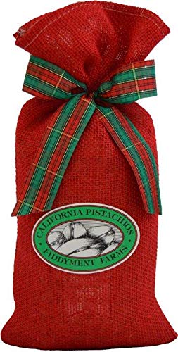 Product Cover Fiddyment Farms 2 Lbs Lightly Salted Pistachios in Red Burlap Bag