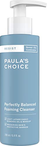 Product Cover Paula's Choice RESIST Perfectly Balanced Foaming Cleanser, Hyaluronic Acid & Aloe, Anti-Aging Face Wash, Large Pores & Oily Skin, 6.4 Ounce