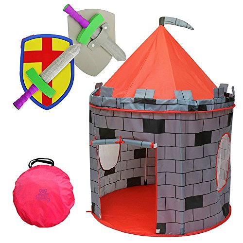 Product Cover Kiddey Knight's Castle Kids Play Tent -Indoor & Outdoor Children's Playhouse -- Durable & Portable with Free Carrying Bag - 