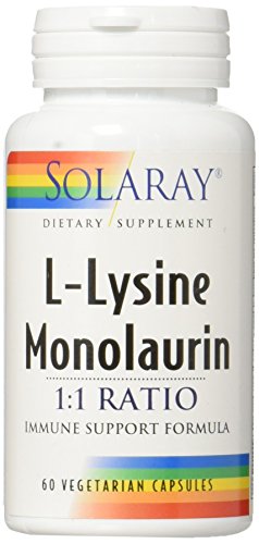 Product Cover Solaray L-Lysine Monolaurin 1:1 1:1 VCapsules, 60 Count
