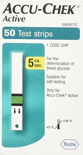 Product Cover Active Diabetic Test Strips - Box of 50 by Accu Chek
