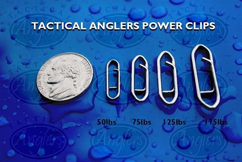 Product Cover Tactical Anglers Power Clips-75lb Bulk 25pc Pack
