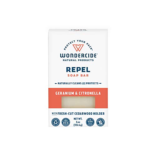 Product Cover Wondercide Natural Repel Soap Bar for Kids & Family - Citronella & Geranium - 4oz Bar