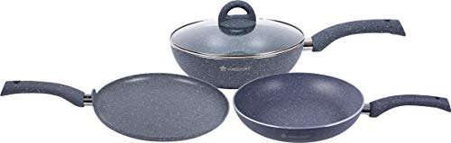 Product Cover Wonderchef Granite Cookware 3 Piece Set With 26Cm Dosa Tawa