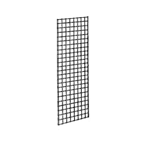 Product Cover Econoco Commercial Grid Panels, 2' Width x 5' Height, Black (Pack of 3)