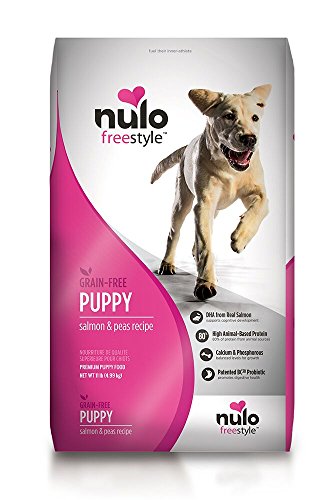 Product Cover Nulo Puppy Food Grain Free Dry Food With Bc30 Probiotic And Dha (Salmon And Peas Recipe, 11Lb Bag)