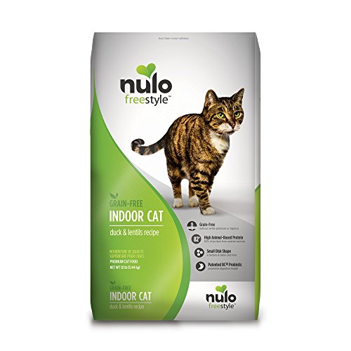 Product Cover Nulo Indoor Grain Free Dry Cat Food With Bc30 Probiotic (Duck & Lentils Recipe, 12Lb Bag)