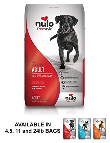 Product Cover Nulo Adult Grain Free Dog Food: All Natural Dry Pet Food For Large And Small Breed Dogs (Lamb, 24Lb)