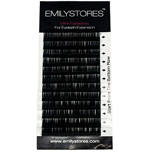 Product Cover EMILYSTORES 0.07MM Thickness C Curl Length 8mm-14mm Mink Silk False Lashes Assort Mixed In One Tray For Eyelash Extensions
