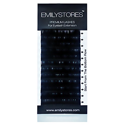 Product Cover EMILYSTORES Eyelash Extensions 0.15mm Thickness C Curl Length 14mm Silk Mink Fake Eye Lashes In One Tray
