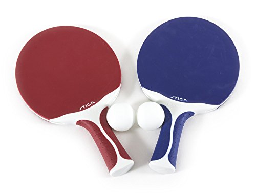 Product Cover STIGA Flow Outdoor 2-Player Table Tennis Set Includes Two Outdoor Rackets and Two Outdoor Balls