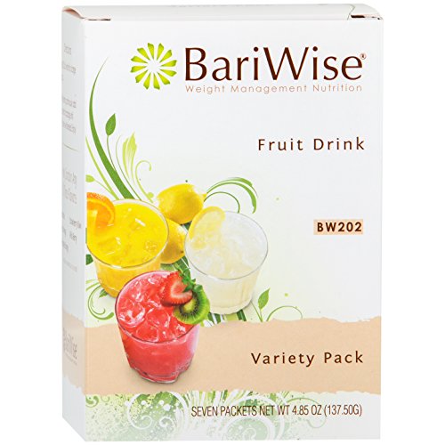 Product Cover BariWise High Protein Powder Fruit Drink (15g Protein) / Low-Carb Diet Drinks - Variety Pack (7 Servings/Box) - Fat Free, Low Carb, Low Calorie, Sugar Free