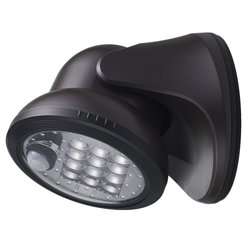Product Cover Light It! By Fulcrum, 12-LED Motion Sensor Security Light, Wireless, Battery Operated, Bronze