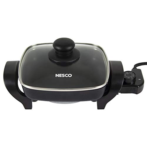 Product Cover Nesco, Black, ES-08, Electric Skillet, 8 inch, 800 watts