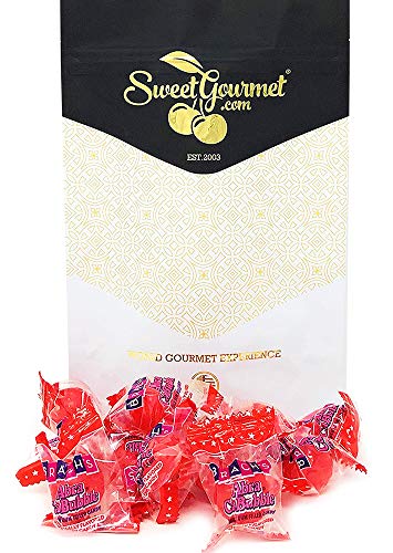 Product Cover SweetGourmet Abracabubble Cherry Hard Candy With Gum Center | Brach's Bulk Wrapped Candy | (1Lb)